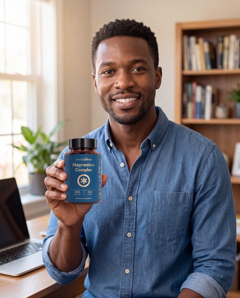 A Purely Optimal customer holding their Magnesium Complex